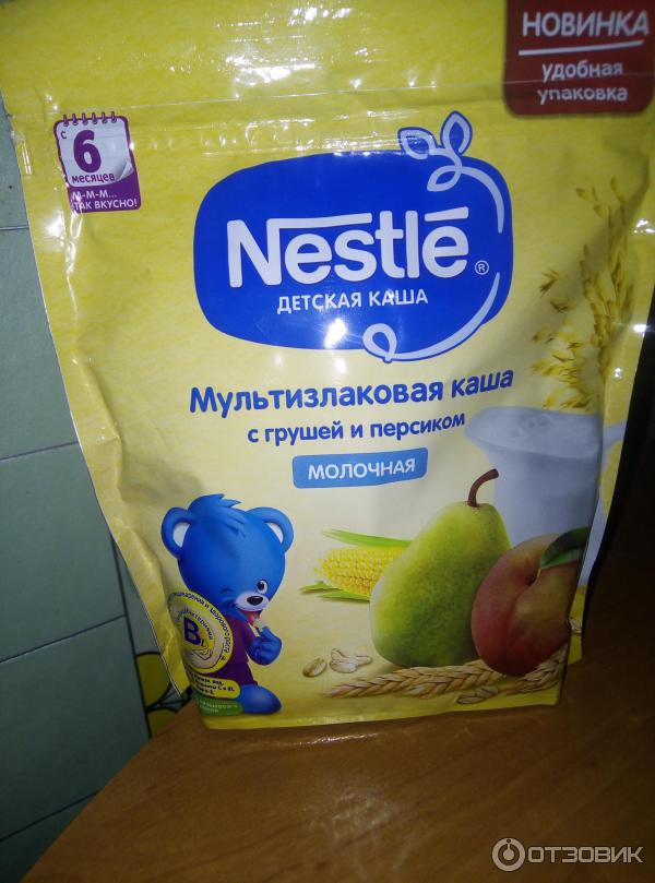 Каша Nestle молочная фото