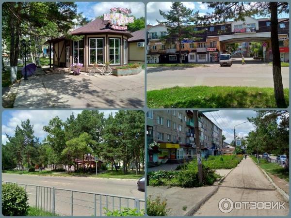 По улочкам города.