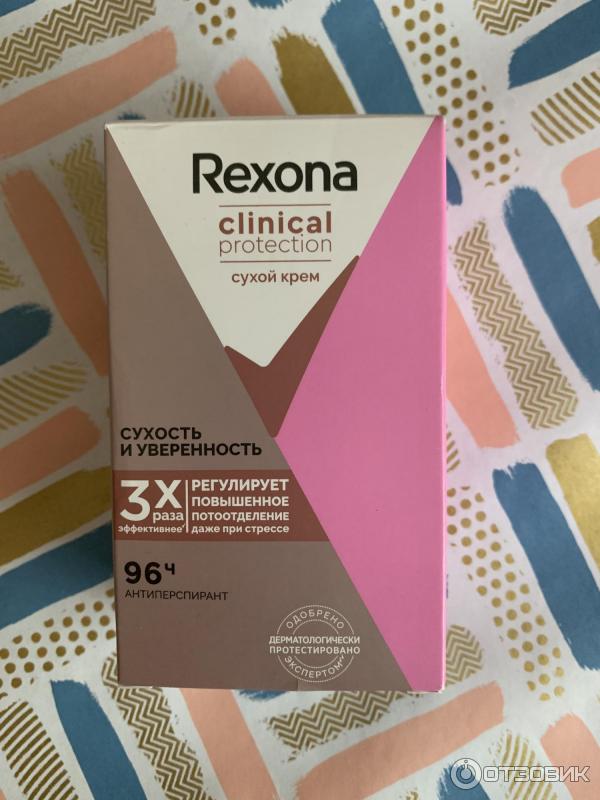 Антиперспирант-крем Rexona Clinical Protection Сухость и уверенность фото