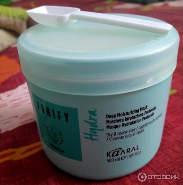 Интенсивная увлажняющая питательная маска для волос Kaaral Purify Hydra Deep Nourish Mask фото