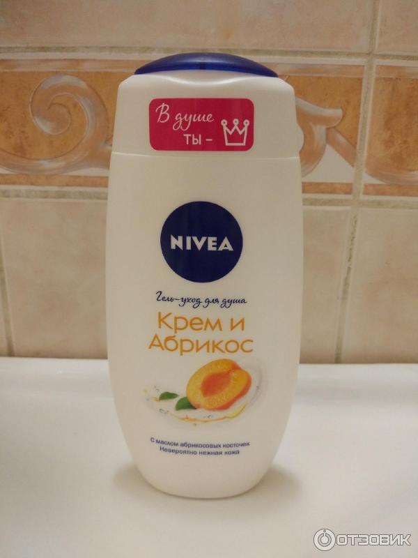 Гель-крем для душа Nivea Крем абрикос фото