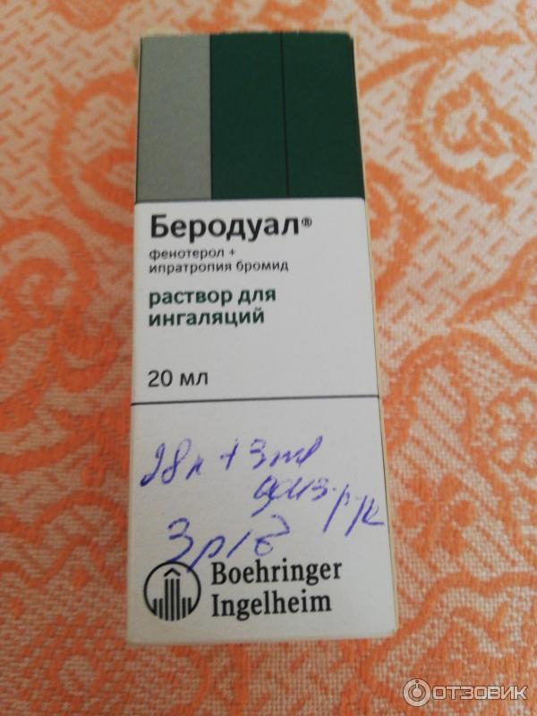 Беродуал ингаляций сколько в день делать. Беродуал. Дозировка беродуала и физраствора для ингаляций. Ингаляции с беродуалом.