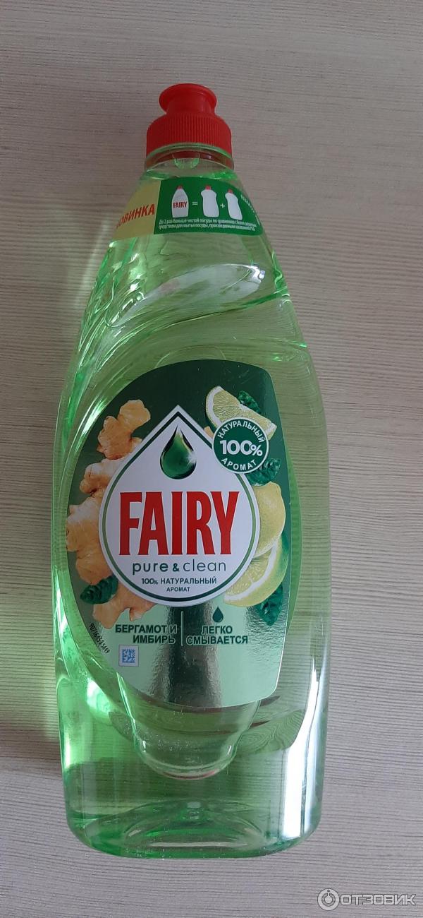 Средство для мытья посуды Fairy Pure&clean фото