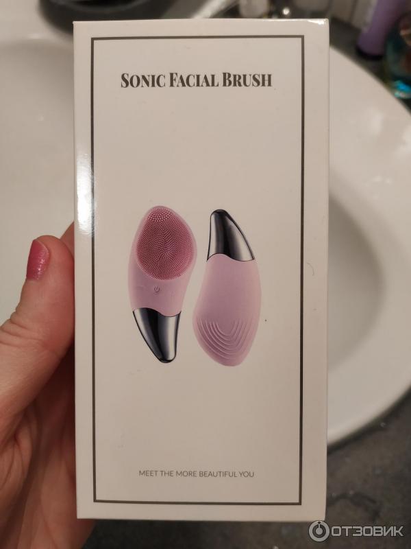 Силиконовая электрическая щётка для лица Sonic facial brush