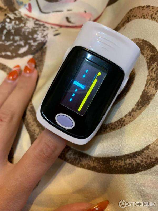 Пульсоксиметр Fingertip Pulse Oximeter AB-80 фото