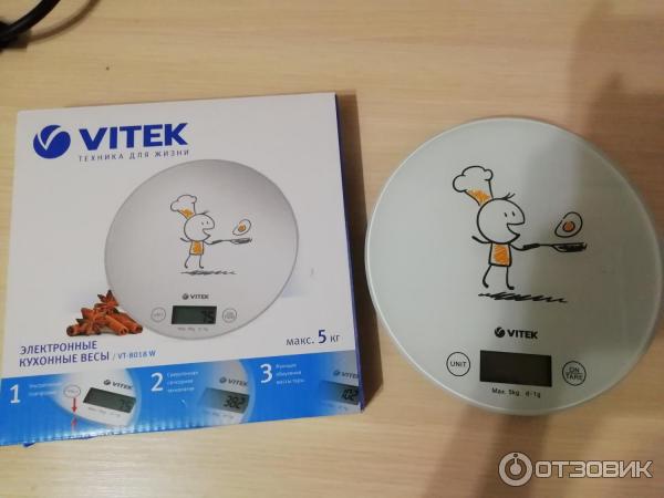 Весы кухонные Vitek VT-8018W фото