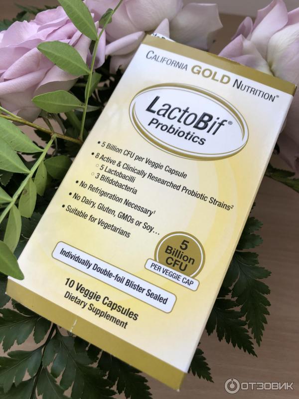 Пробиотики California Gold Nutrition LactoBif фото