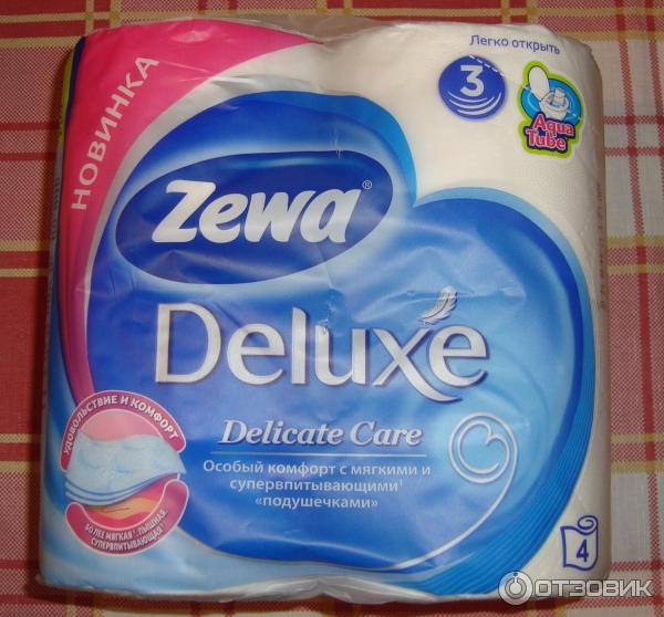 Туалетная бумага Zewa Deluxe фото