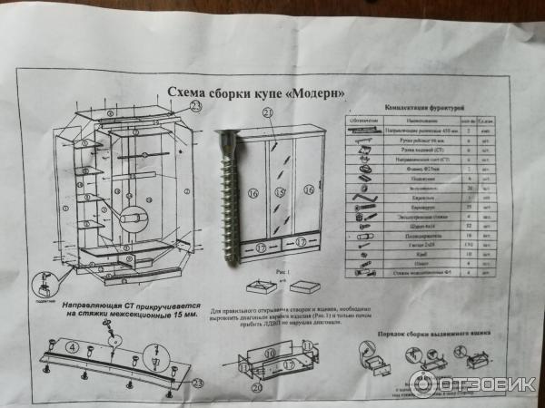 Шкаф модерн как собрать