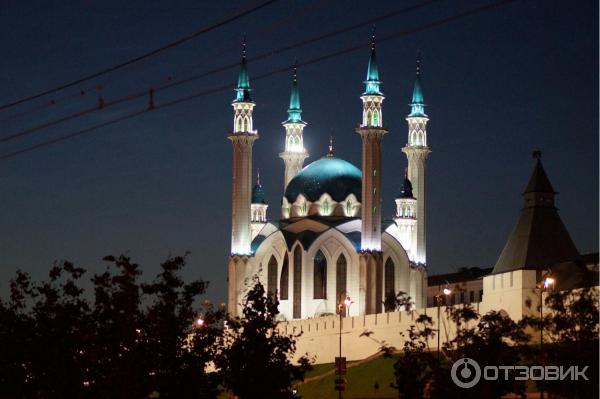 Ночной вид на Кремь и Мечеть Кул-Шариф