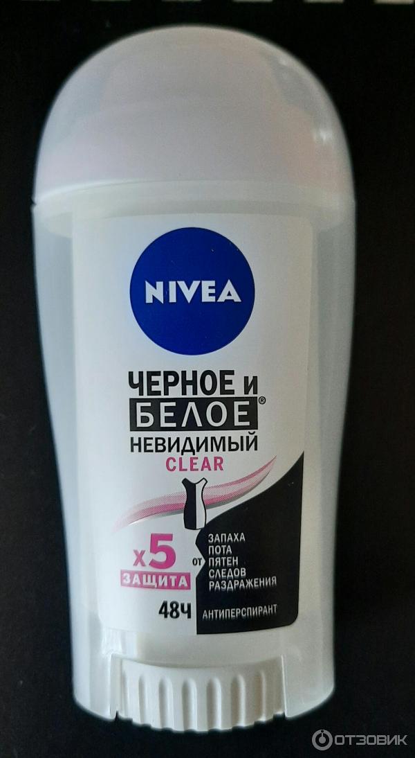 Антиперспирант Nivea Невидимая защита. Для черного и белого стик фото