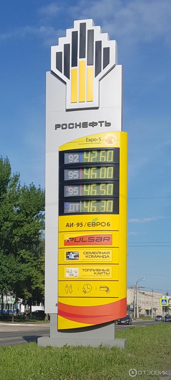 Отзыв о Топливо Роснефть 