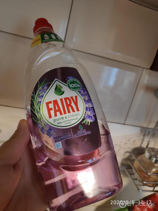 Средство для мытья посуды Fairy Pure&clean фото