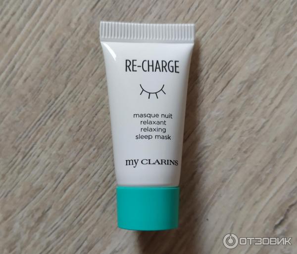 Маска для лица ночная несмываемая Clarins re-charge