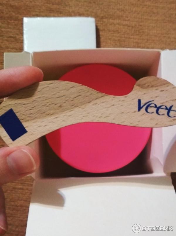 Теплый воск для депиляции Veet с эфирными маслами фото