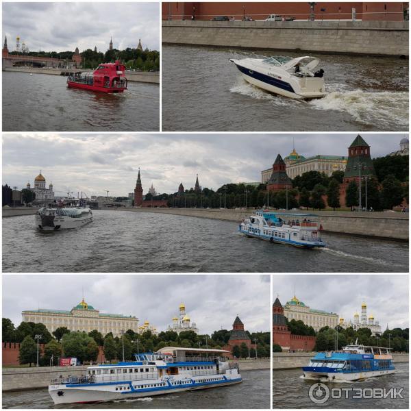 Прогулка на речном трамвайчике по Москве-реке (Россия, Москва) фото