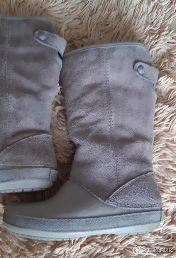 Crocs suede boots sale