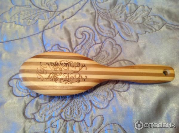 Бамбуковая расческа Olivia Garden Healthy Hair Eco Friendly bamboo brush фото