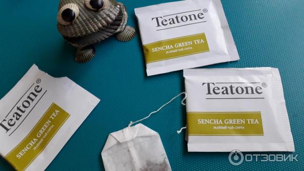 Зеленый чай Teatone в стиках фото