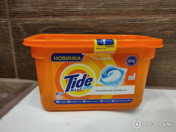 Капсулы для стирки Tide 3in1 Альпийская свежесть фото