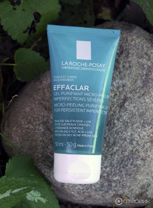 Микроотшелушивающий очищающий гель effaclar la roche posay