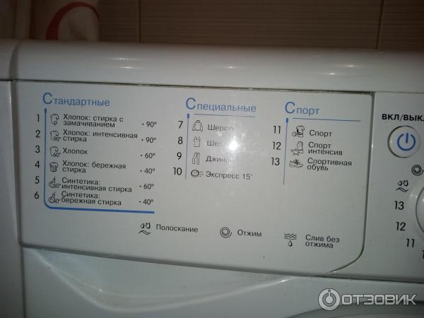 Стиральная машина Indesit IWUE 4105 фото