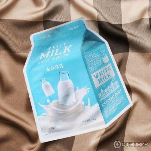 Тканевая маска для лица A'PIEU White Milk One-Pack фото