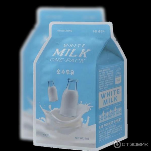 Тканевая маска A pieu White Milk One-Pack