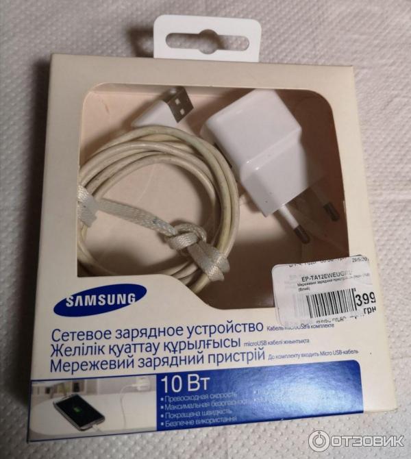 Зарядное устройство Samsung EP-TA12EWE фото