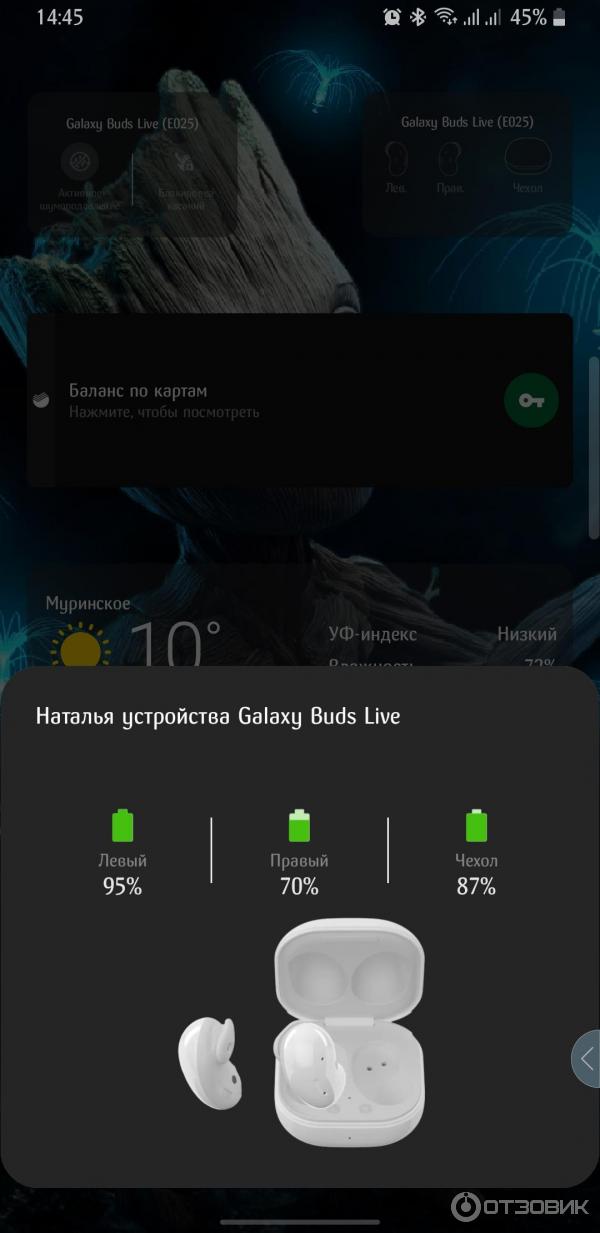 Беспроводные наушники Samsung Galaxy Buds Live фото