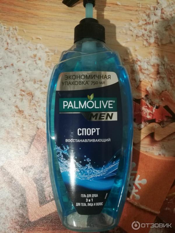 Гель и шампунь для душа Palmolive Men 2 в 1 Спорт восстанавливающий фото