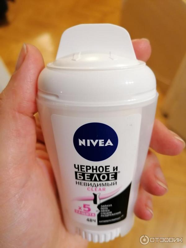 Антиперспирант Nivea Невидимая защита. Для черного и белого стик фото