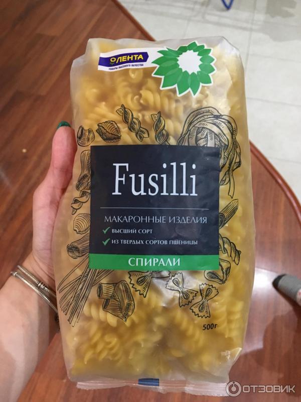 Макаронные изделия Лента Fusilli фото