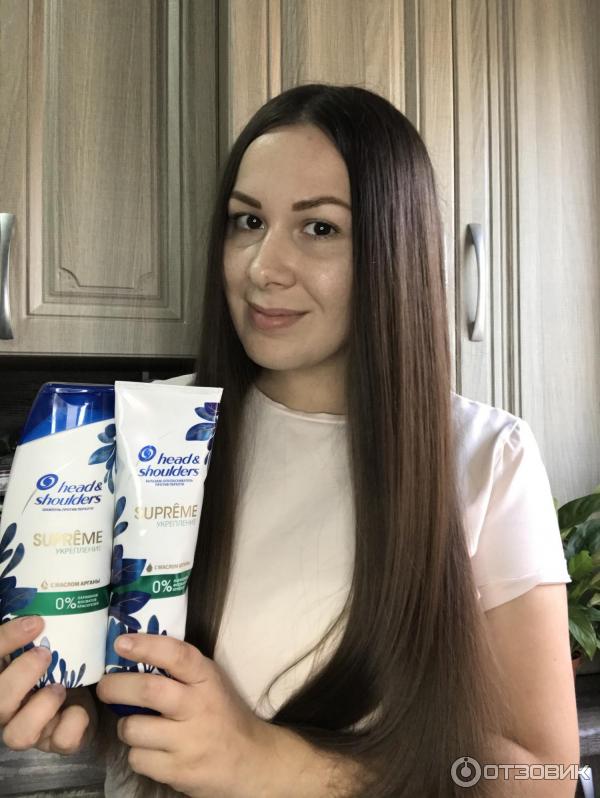 Шампунь Head&Shoulders Supreme укрепление с маслом арганы фото