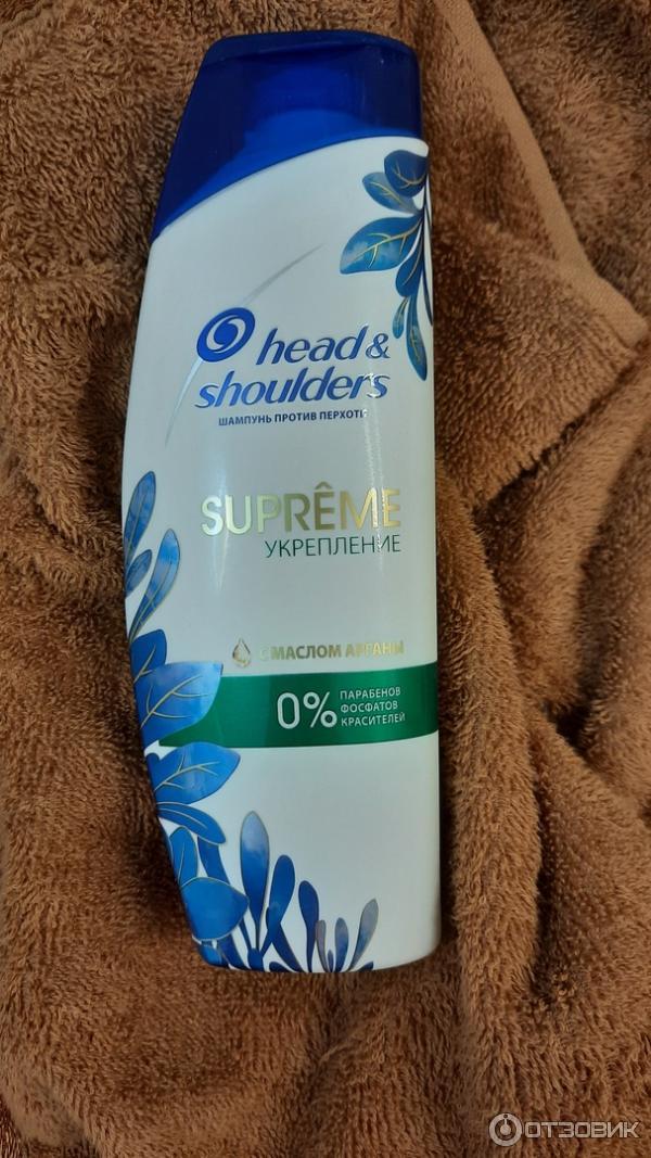 Шампунь Head&Shoulders Supreme укрепление с маслом арганы фото