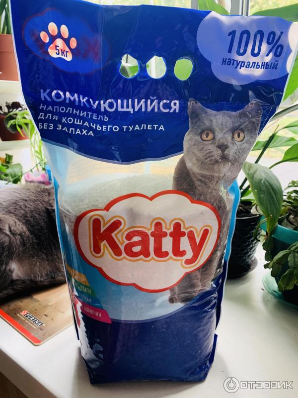 Catty наполнитель для кошачьего туалета комкующийся