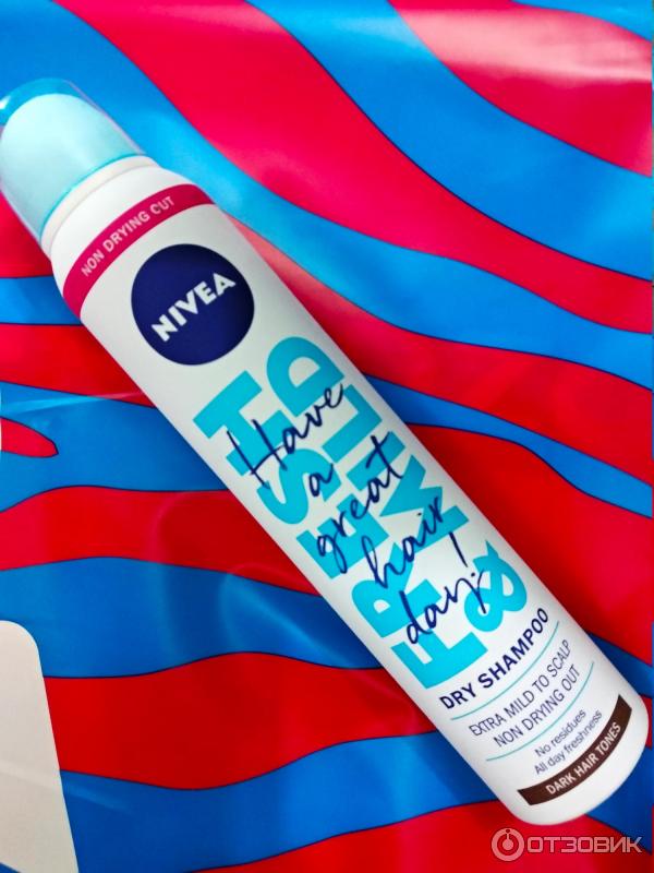 Отзыв о Сухой шампунь Nivea Fresh & Mild для темных волос | Палочка ...