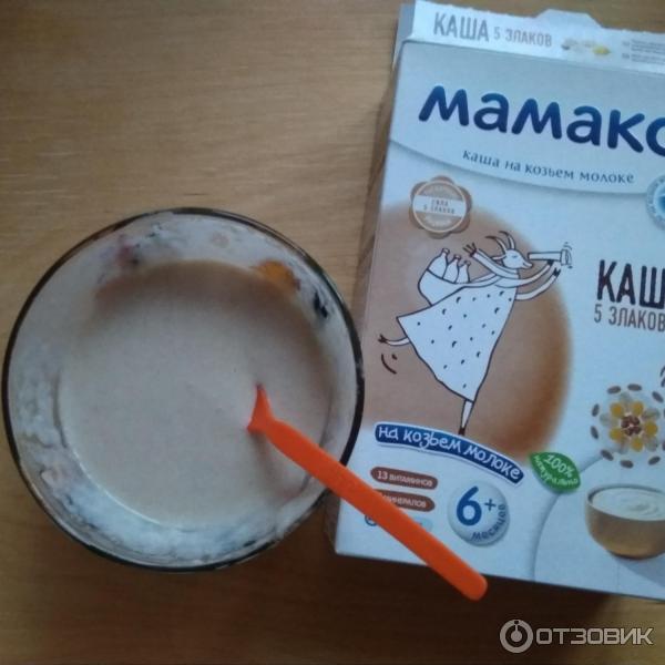 Каша Мамако 5 злаков на козьем молоке