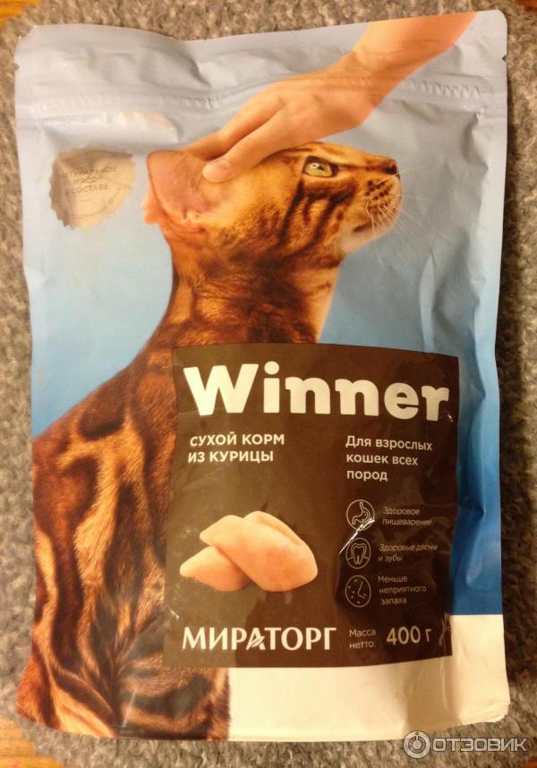 Корм мираторг для кошек