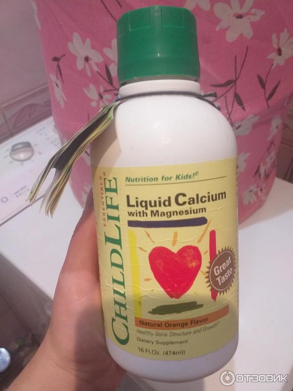 Комплекс с кальцием и магнием Child Life Liquid Calcium with Magnesium фото