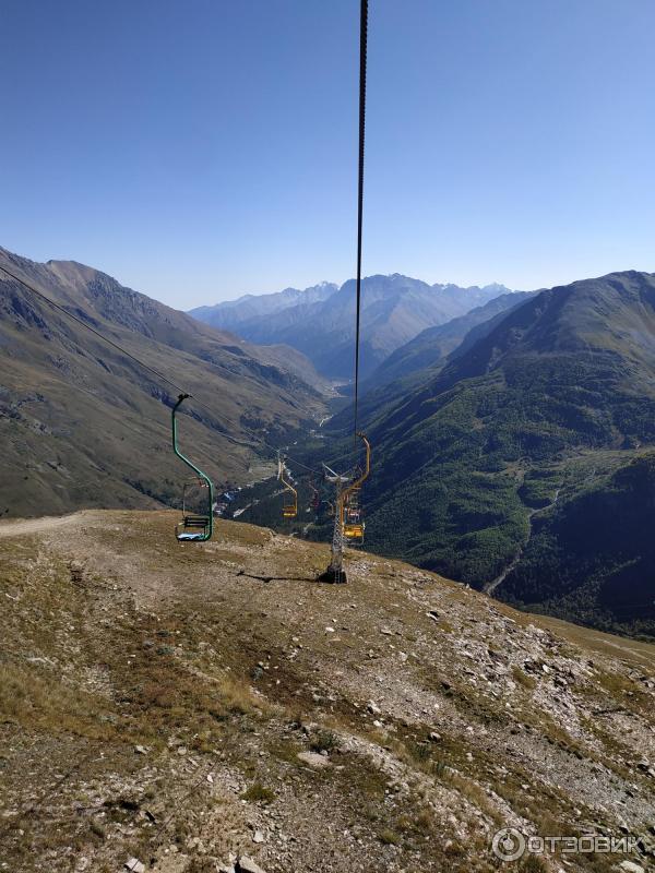 Канатная дорога на горе Чегет (Россия, Кабардино-Балкария) фото