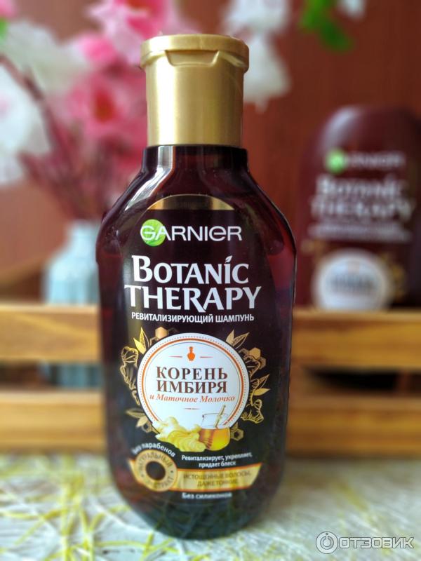 Шампунь Garnier Botanic Therapy Корень имбиря и маточное молочко фото