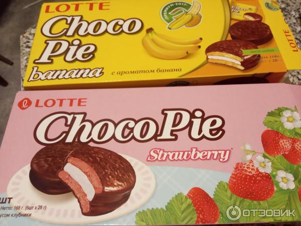 Печенье Lotte Choco Pie фото