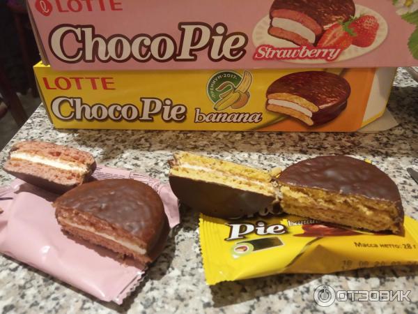 Печенье Lotte Choco Pie фото