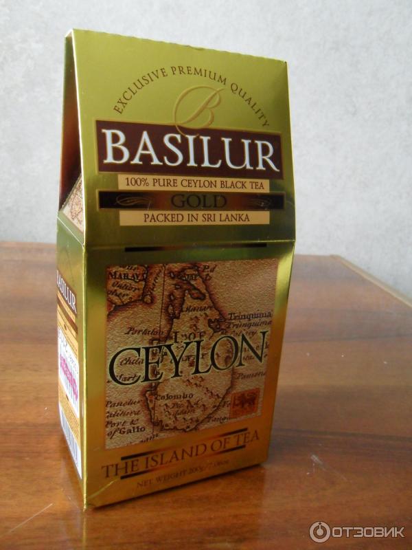 Чай черный Basilur Gold фото