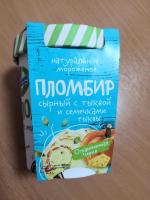 Пломбир сырный Купино С тыквой и семечками тыквы фото
