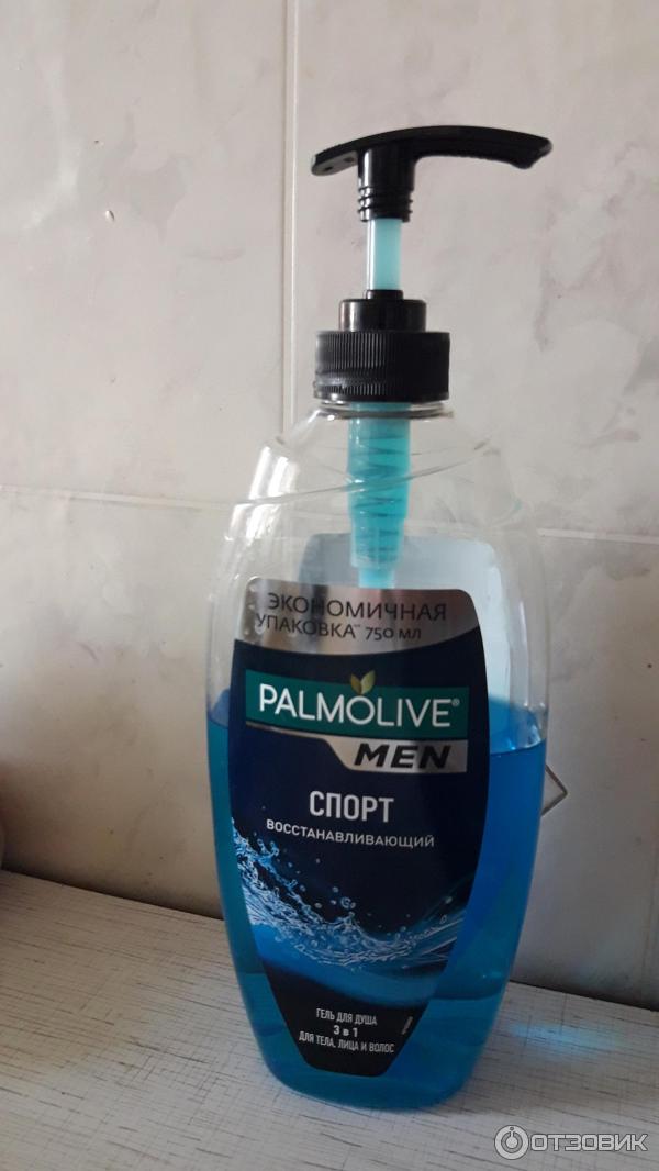 Гель для душа Palmolive Men Спорт восстанавливающий 3 в 1 фото