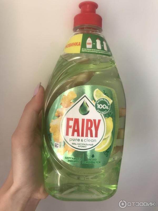 Средство для мытья посуды Fairy Pure&clean фото