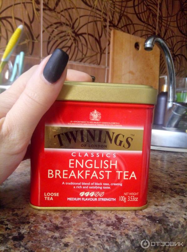 Чай Twinings English Breakfast Tea фото