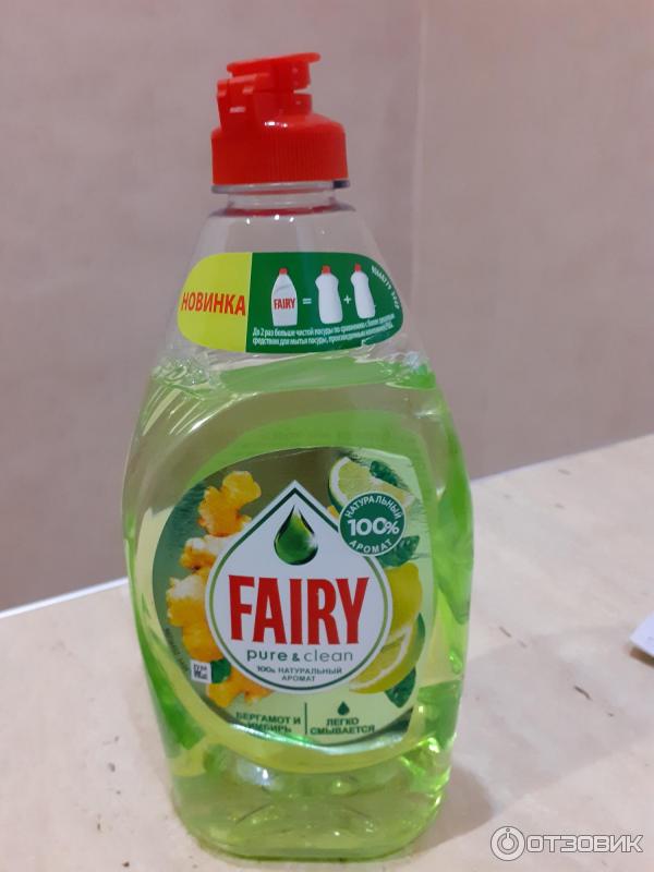 Средство для мытья посуды Fairy Pure&clean фото